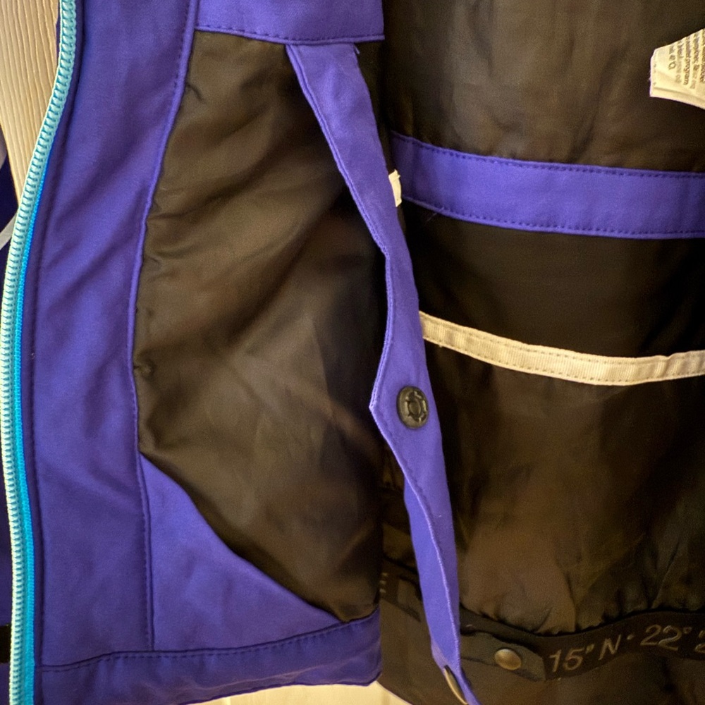Blue-violet Reima Tec Ski Jacket, boy/girl 13-14 Years - Picture 5 of 10